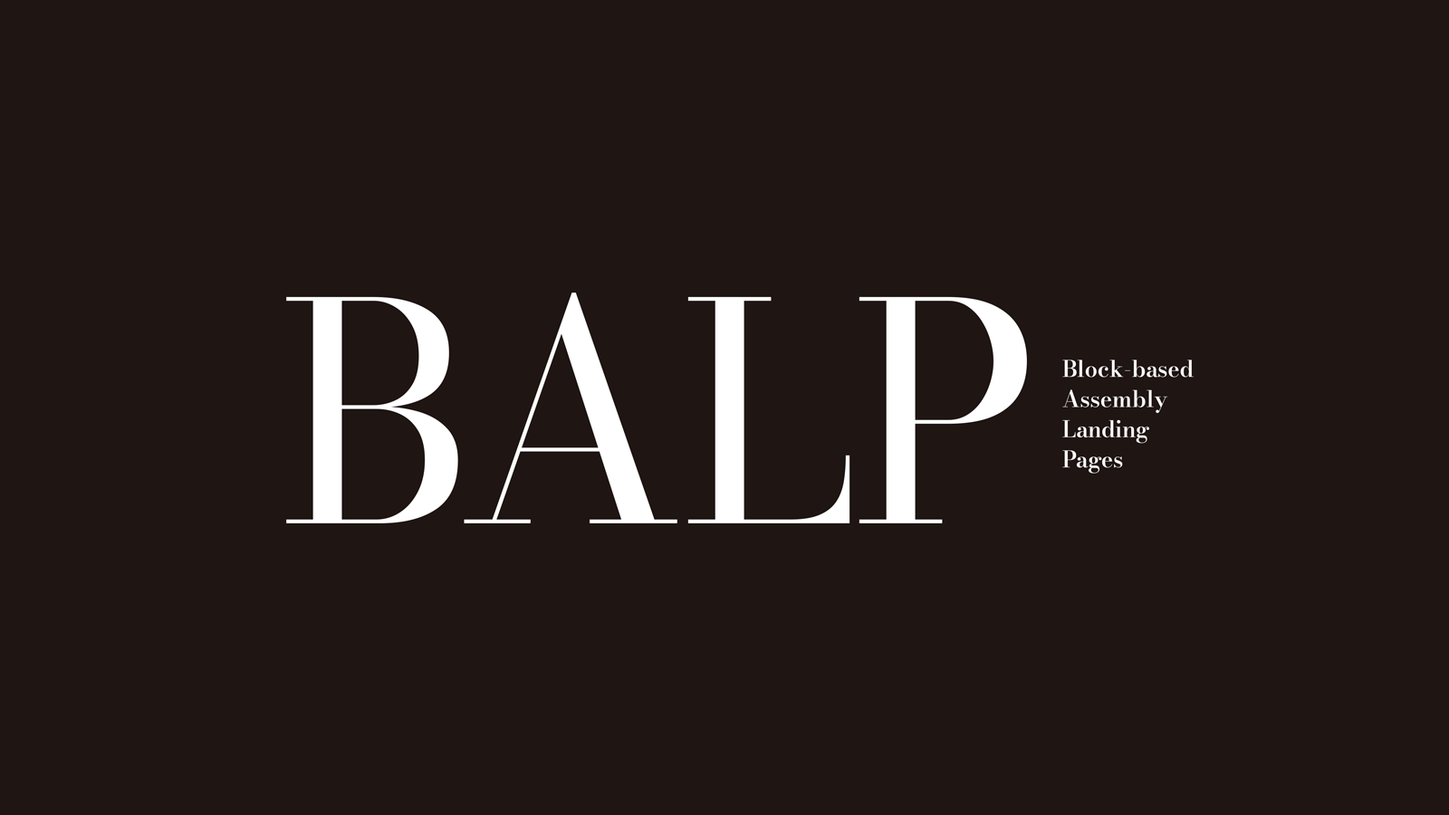 BALPの提供開始